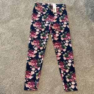 NWT! ⭐️ Janie & Jack Floral Girls Leggings